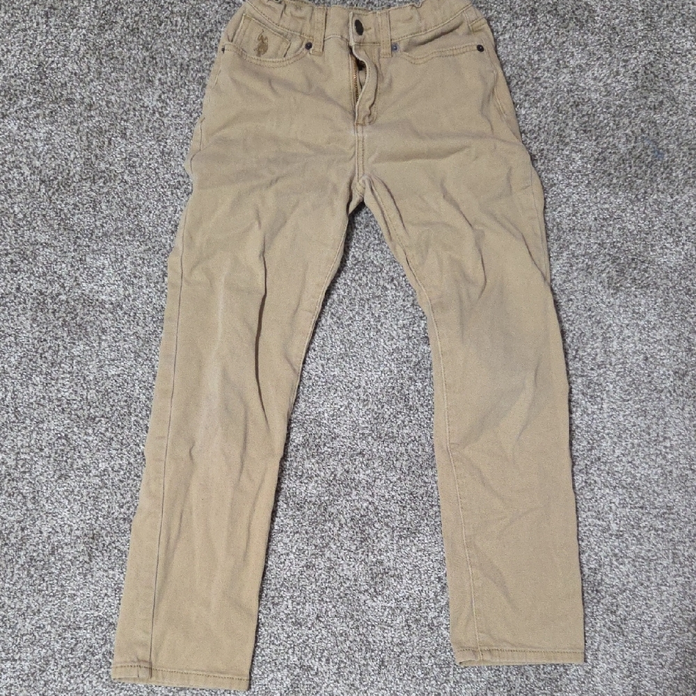 U.S. Polo Assn. Boys Size 12 Khaki Chinos